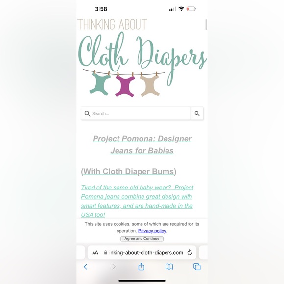 Project Pamona stretch denim. Eco size 3 18mths- 2t. - Picture 7 of 7